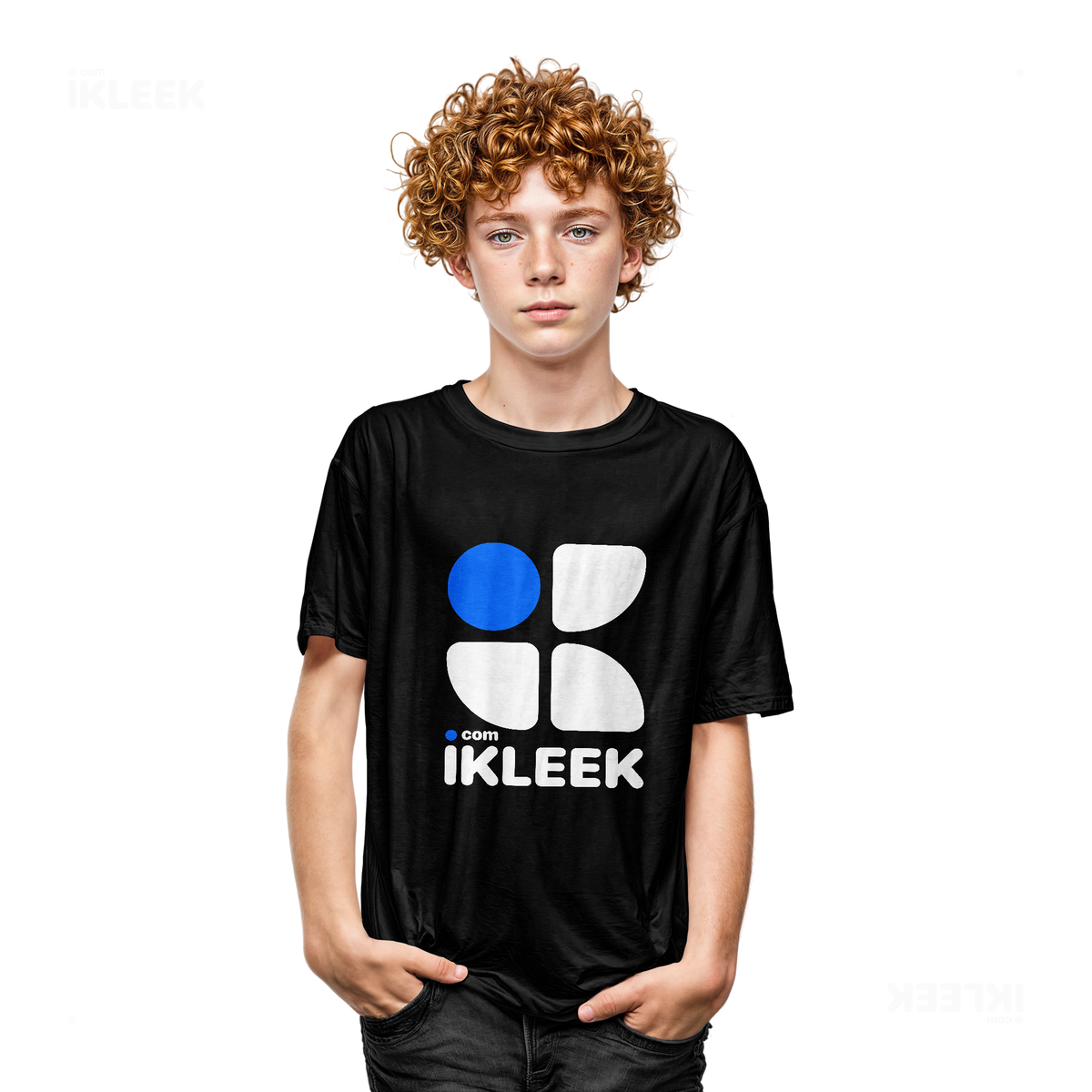 iKLEEKMark Youth T Shirt 05 Black